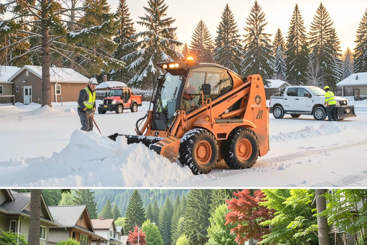 Trail Snow Removal in Darrington, Snohomish County, WA - Schedule trail clearing for the duration of any lowland snow event, most often between December and February.