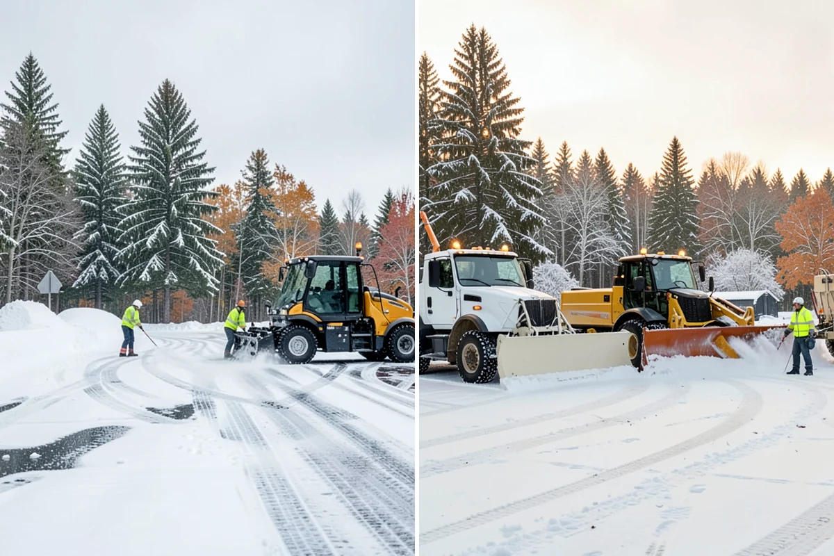 Trail Snow Removal in DuPont, Pierce County, WA - Clear the trail with path-width equipment or hand crews