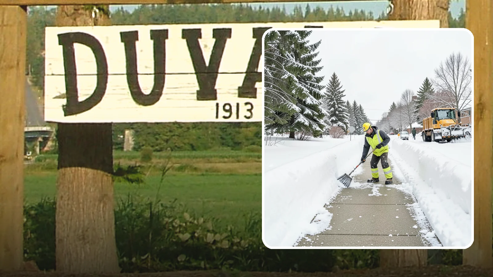 Trail Snow Removal in Duvall, King County, WA - Clearing of paved and soft-surface trails on campuses, parks, and HOAs so pedestrians keep a safe route in the snow.