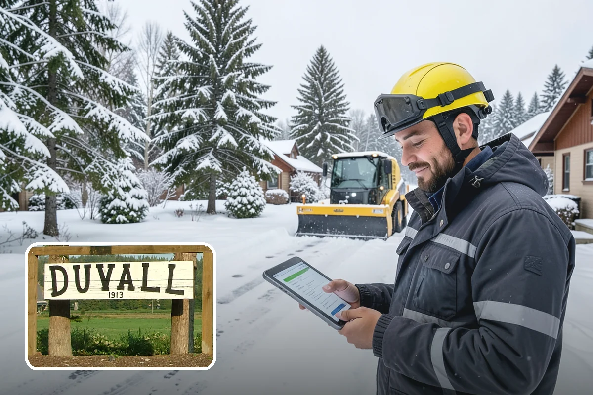 Trail Snow Removal in Duvall, King County, WA - Restores safe pedestrian routes through shaded greenbelts