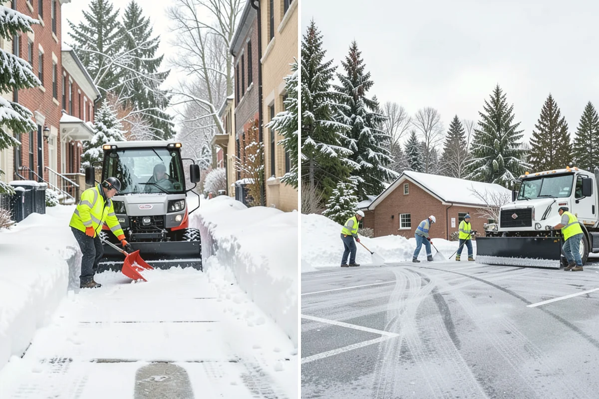 Trail Snow Removal in Duvall, King County, WA - Clear the trail with path-width equipment or hand crews