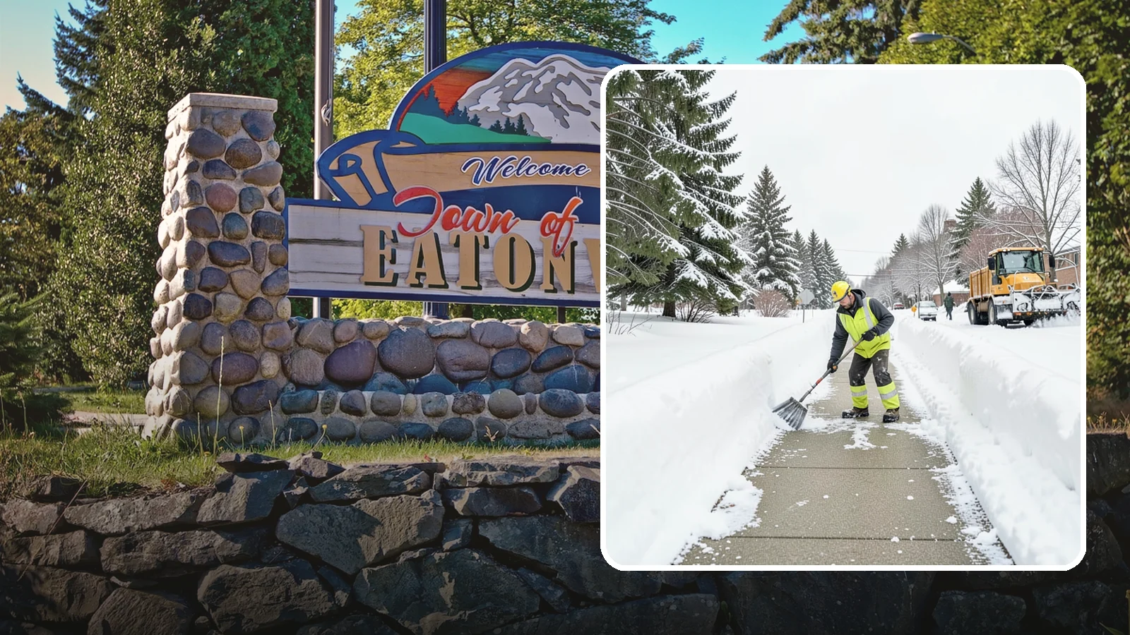 Trail Snow Removal in Eatonville, Pierce County, WA - Clearing of paved and soft-surface trails on campuses, parks, and HOAs so pedestrians keep a safe route in the snow.
