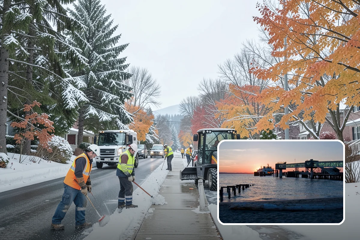 Trail Snow Removal in Edmonds, Snohomish County, WA - Restores safe pedestrian routes through shaded greenbelts
