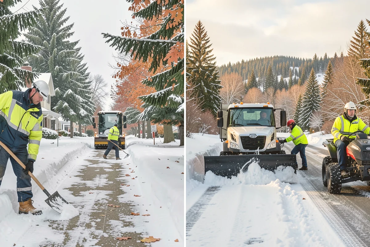 Trail Snow Removal in Edmonds, Snohomish County, WA - Clear the trail with path-width equipment or hand crews