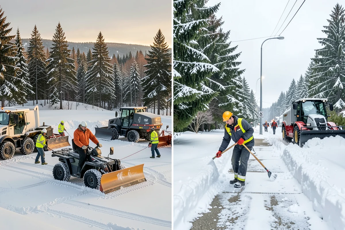 Trail Snow Removal in Enumclaw, King County, WA - Clear the trail with path-width equipment or hand crews