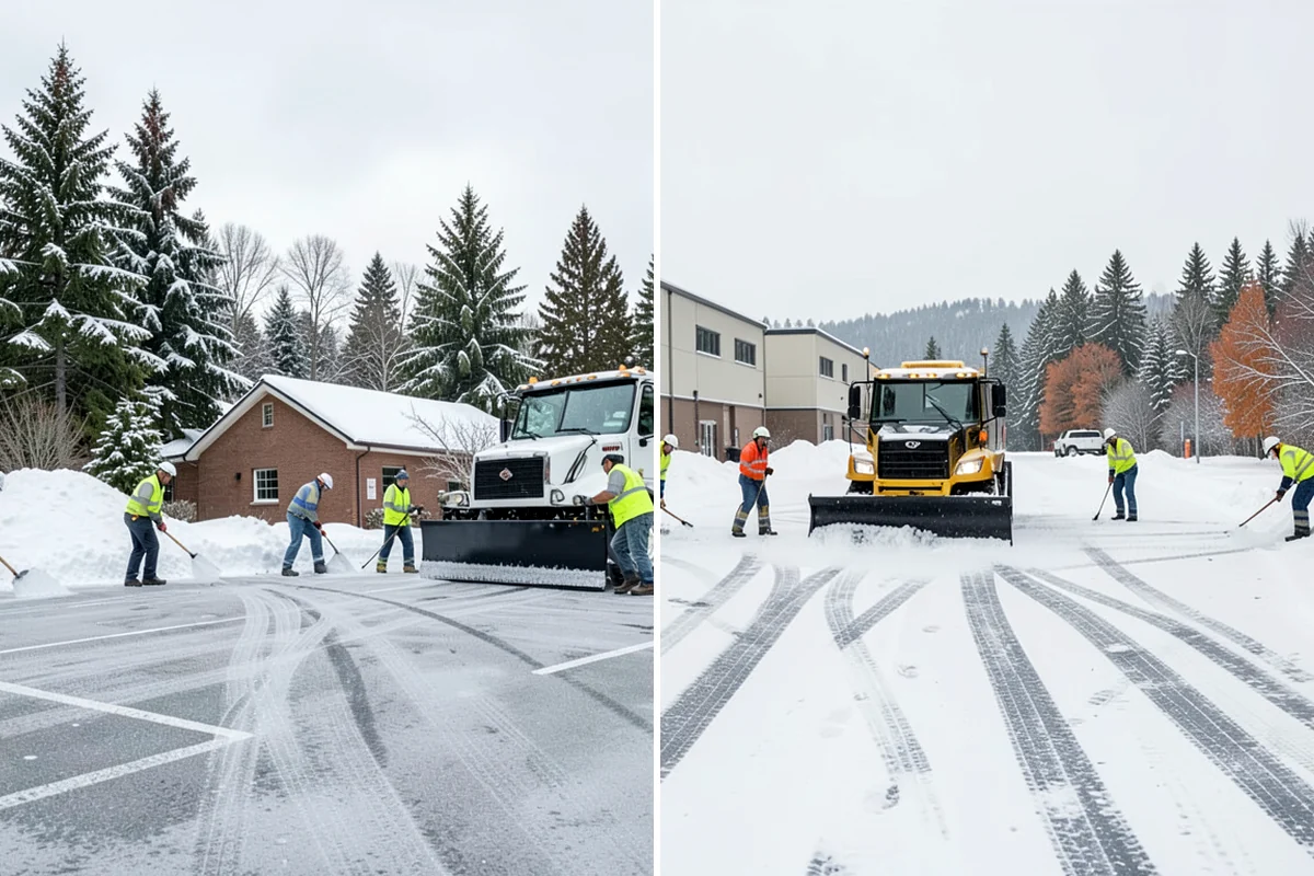 Trail Snow Removal in Everett, Snohomish County, WA - Clear the trail with path-width equipment or hand crews