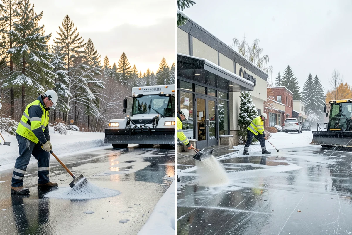 Trail Snow Removal in Federal Way, King County, WA - Clear the trail with path-width equipment or hand crews