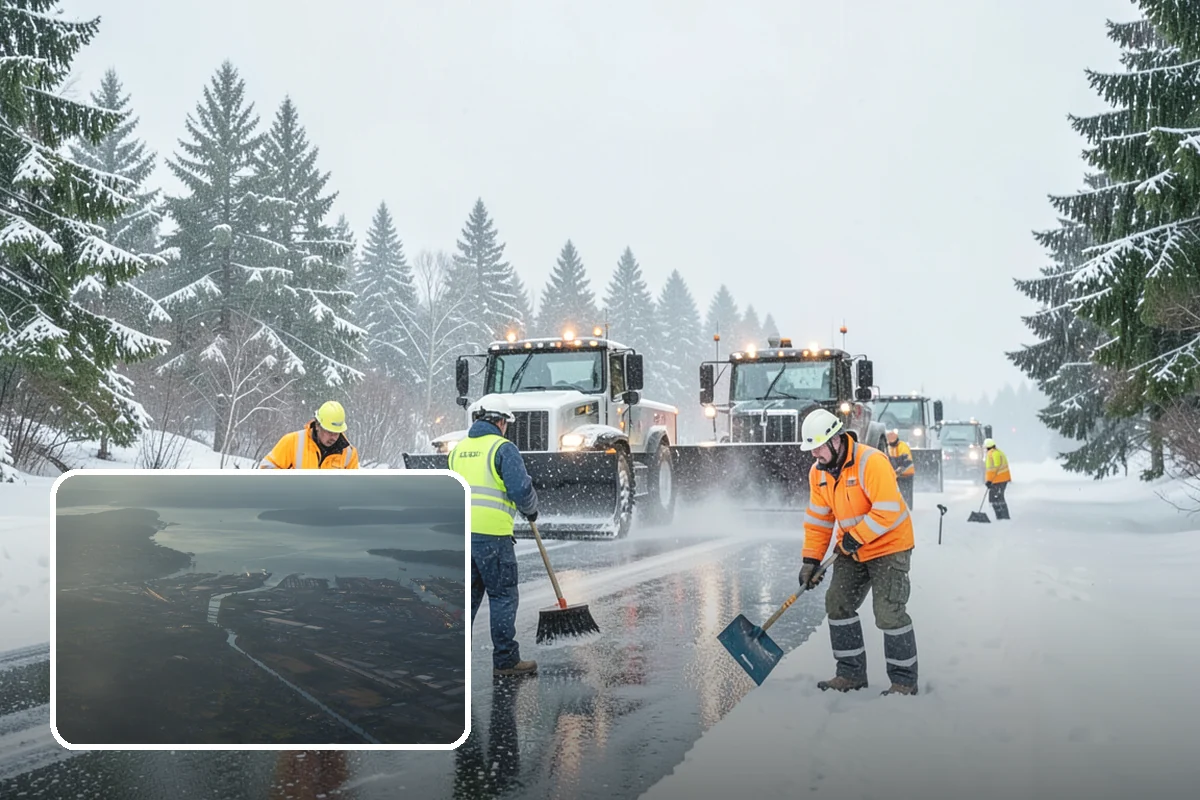 Trail Snow Removal in Fife, Pierce County, WA - Restores safe pedestrian routes through shaded greenbelts