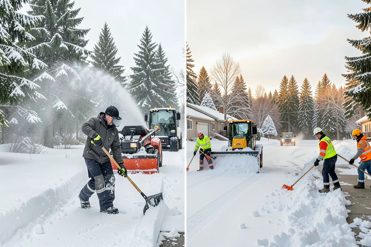 Trail Snow Removal in Fircrest, Pierce County, WA - Clear the trail with path-width equipment or hand crews