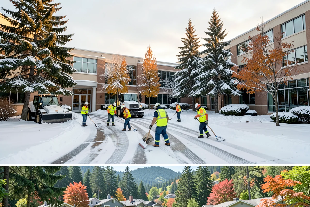 Trail Snow Removal in Fircrest, Pierce County, WA - Schedule trail clearing for the duration of any lowland snow event, most often between December and February.