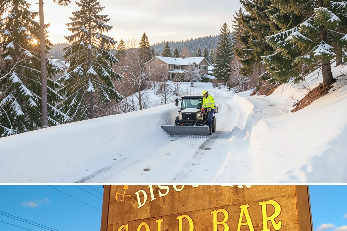 Trail Snow Removal in Gold Bar, Snohomish County, WA - Schedule trail clearing for the duration of any lowland snow event, most often between December and February.