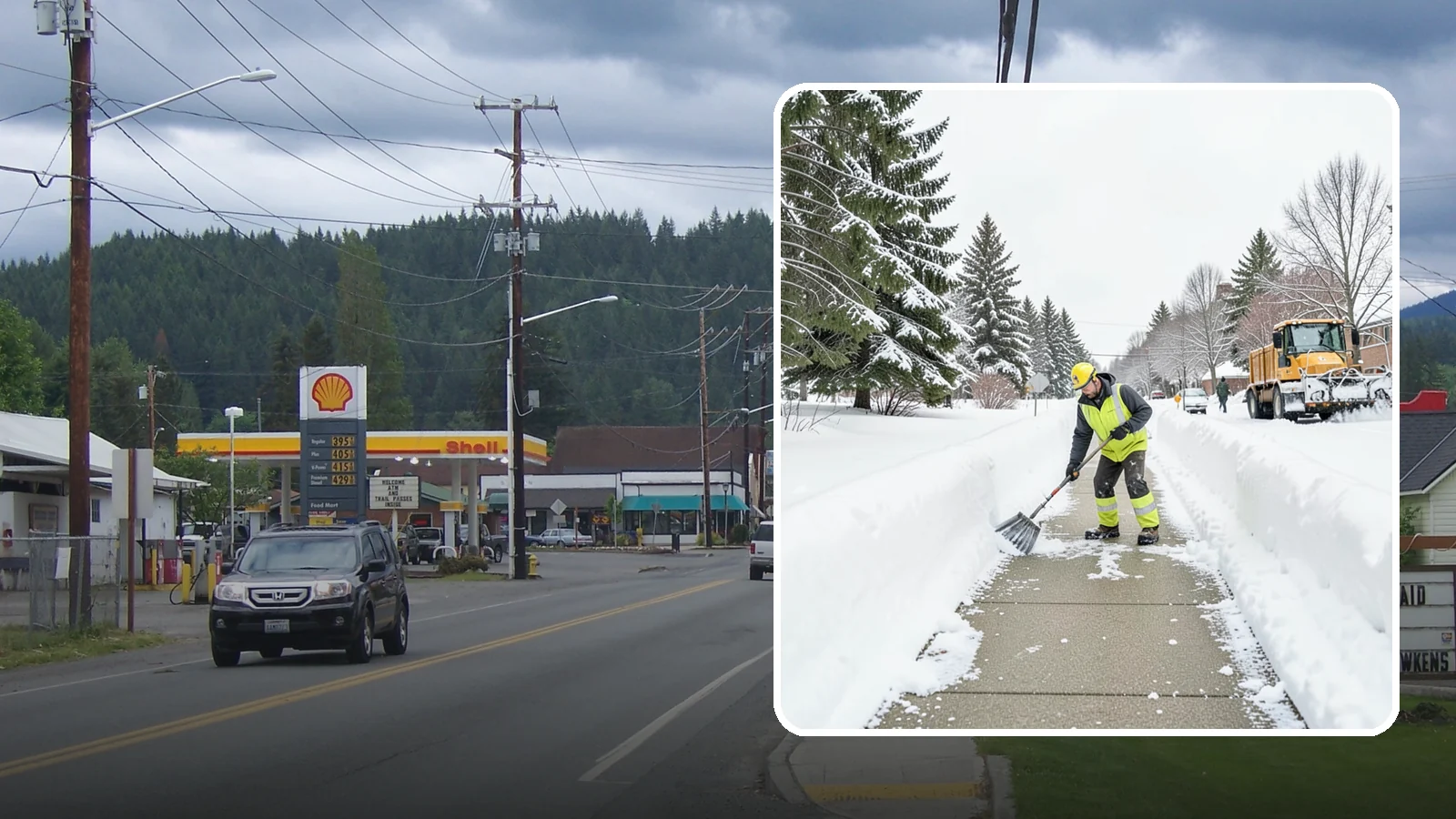 Trail Snow Removal in Granite Falls, Snohomish County, WA - Clearing of paved and soft-surface trails on campuses, parks, and HOAs so pedestrians keep a safe route in the snow.