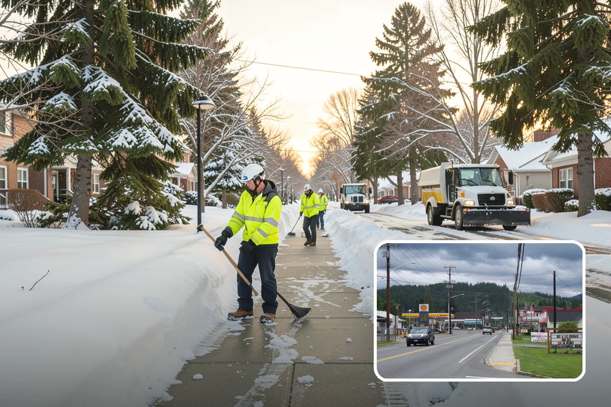 Trail Snow Removal in Granite Falls, Snohomish County, WA - Restores safe pedestrian routes through shaded greenbelts