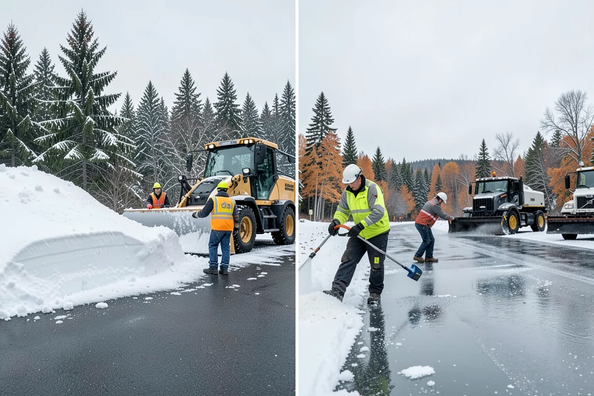 Trail Snow Removal in Hunts Point, King County, WA - Clear the trail with path-width equipment or hand crews