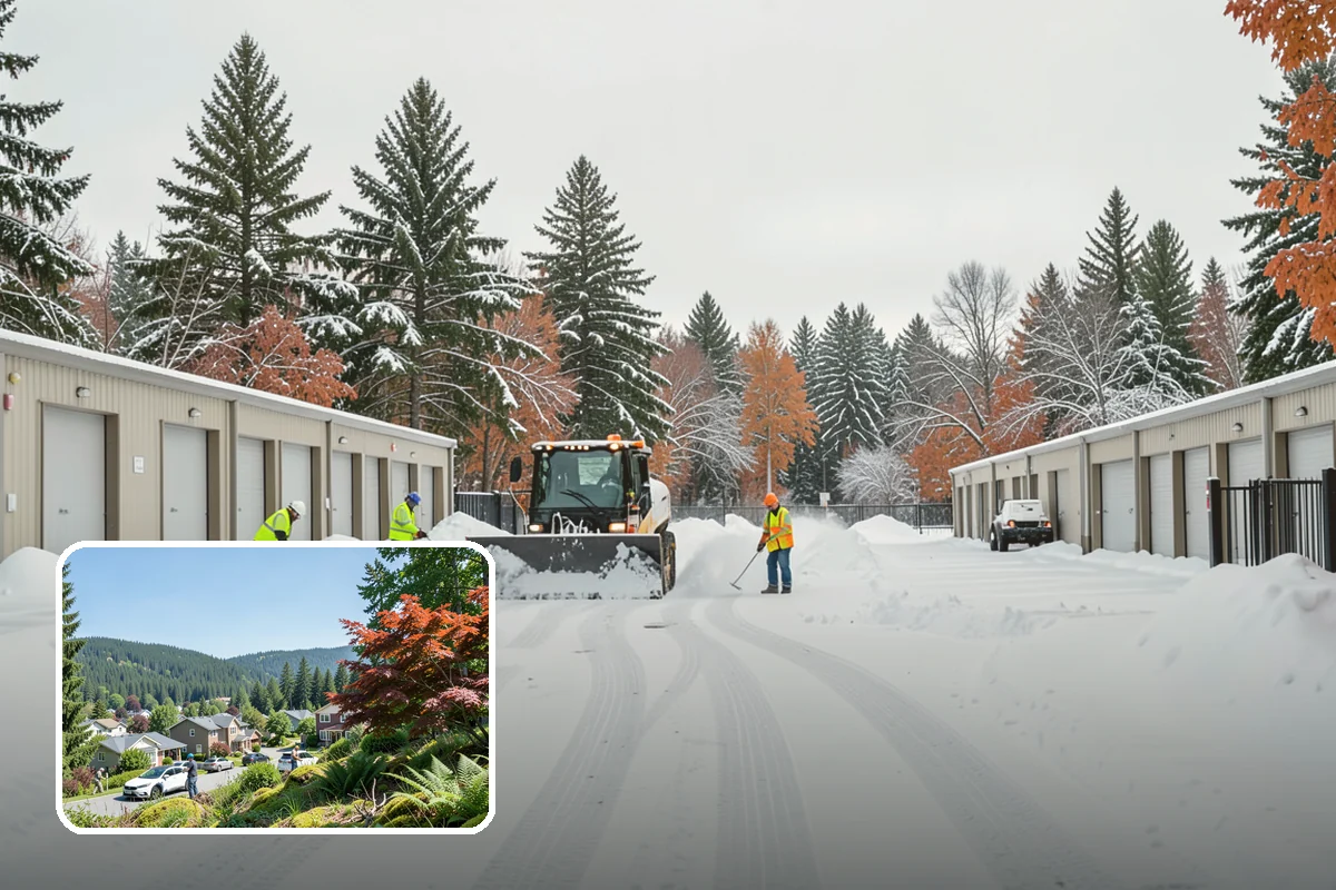 Trail Snow Removal in Index, Snohomish County, WA - Restores safe pedestrian routes through shaded greenbelts