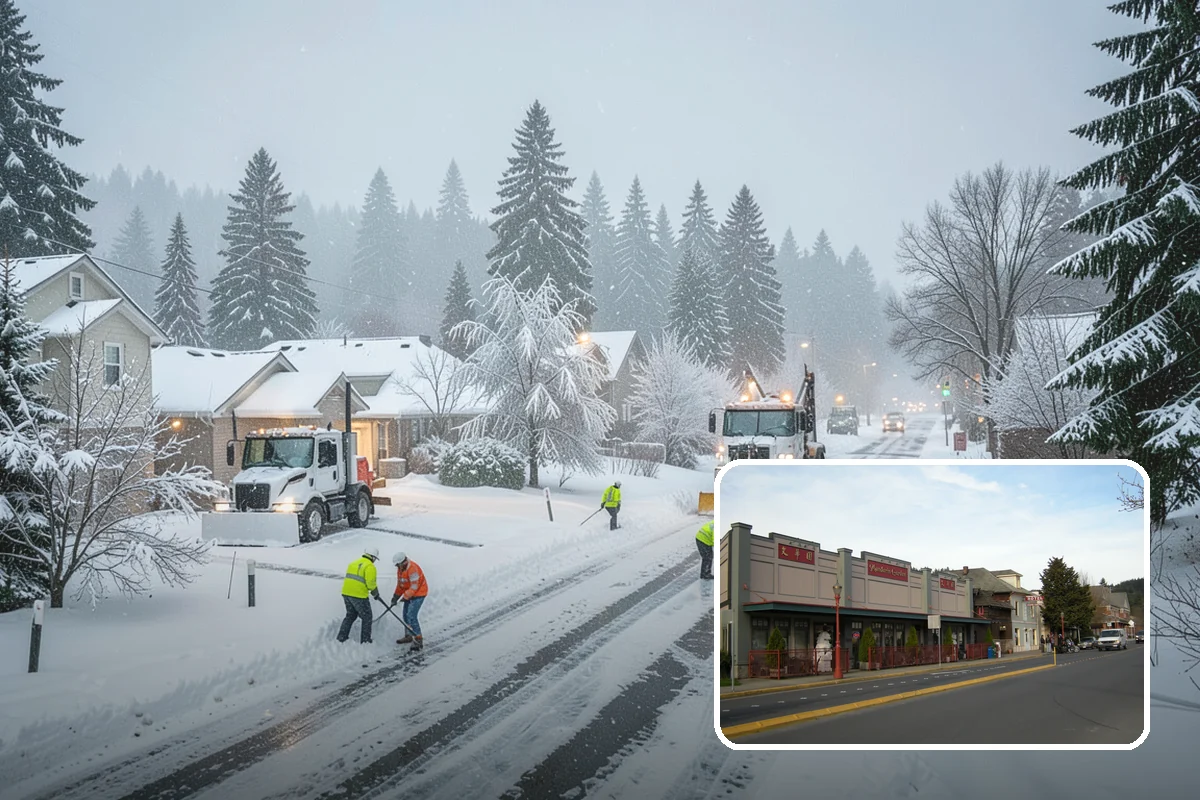 Trail Snow Removal in Issaquah, King County, WA - Restores safe pedestrian routes through shaded greenbelts