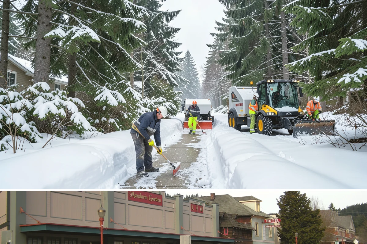 Trail Snow Removal in Issaquah, King County, WA - Schedule trail clearing for the duration of any lowland snow event, most often between December and February.