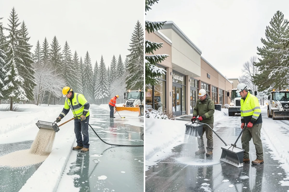 Trail Snow Removal in Kent, King County, WA - Clear the trail with path-width equipment or hand crews