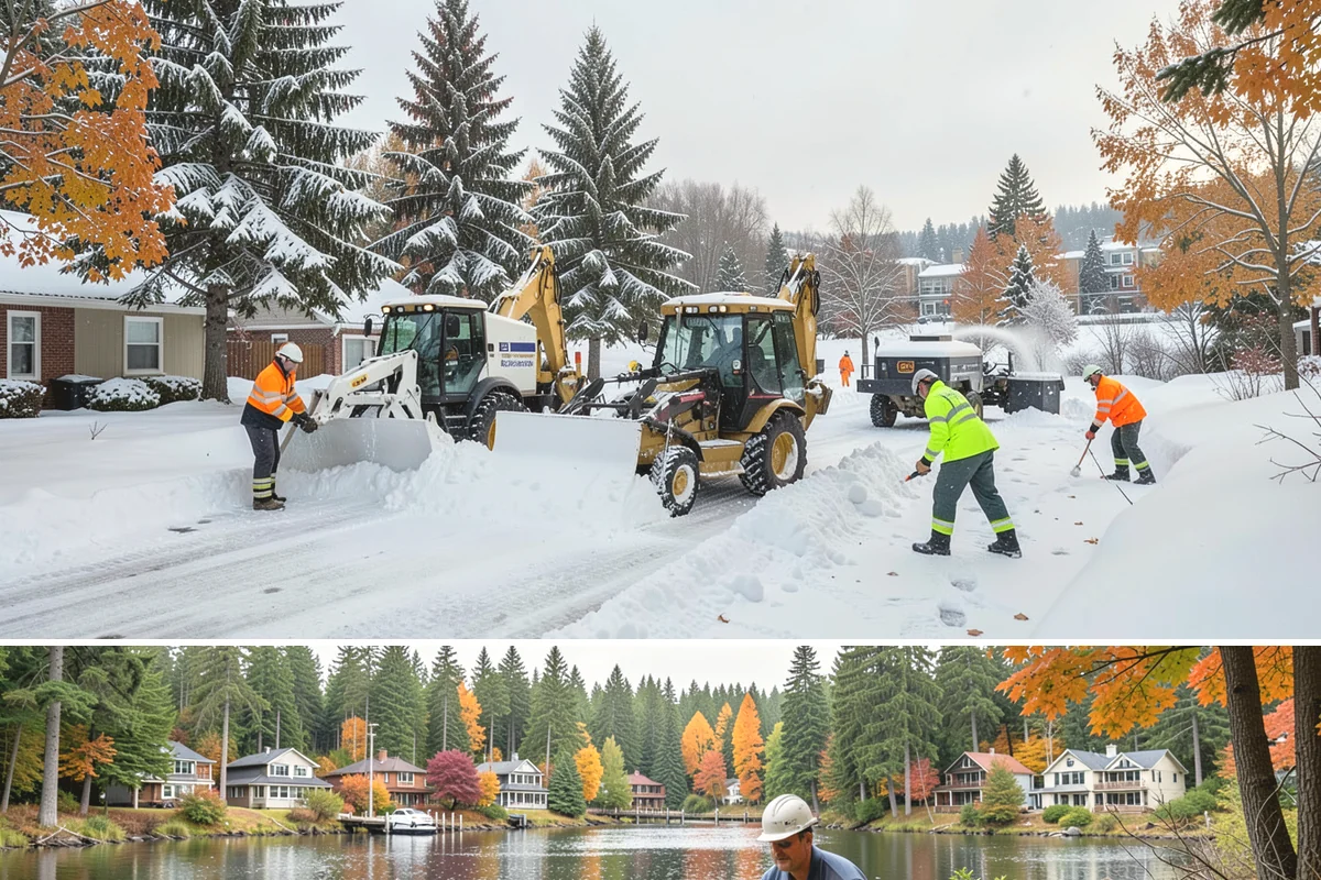 Trail Snow Removal in La Conner, Skagit County, WA - Schedule trail clearing for the duration of any lowland snow event, most often between December and February.