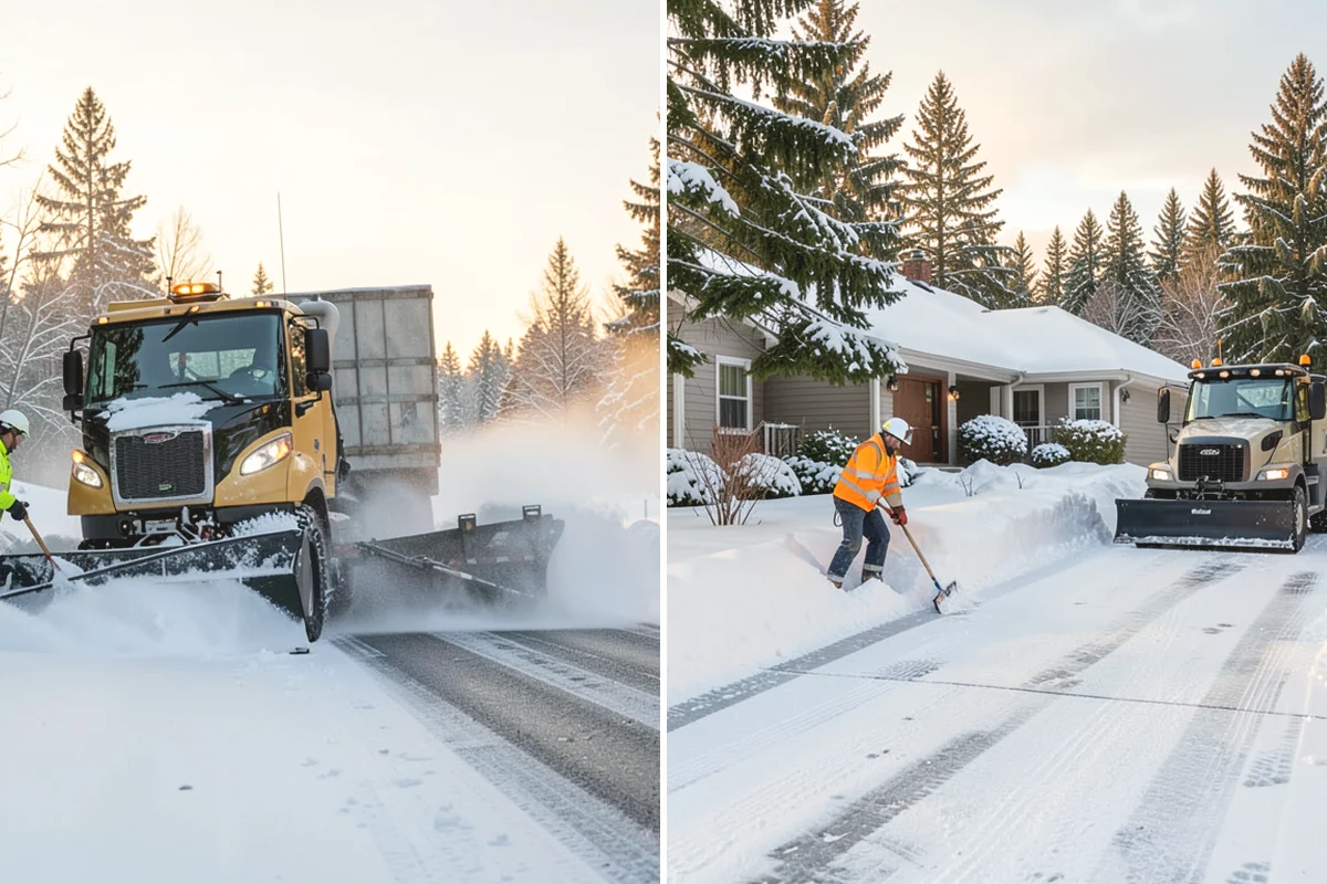 Trail Snow Removal in Lake Stevens, Snohomish County, WA - Clear the trail with path-width equipment or hand crews