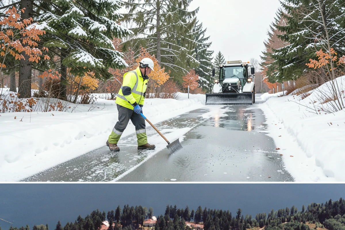 Trail Snow Removal in Lakewood, Pierce County, WA - Schedule trail clearing for the duration of any lowland snow event, most often between December and February.