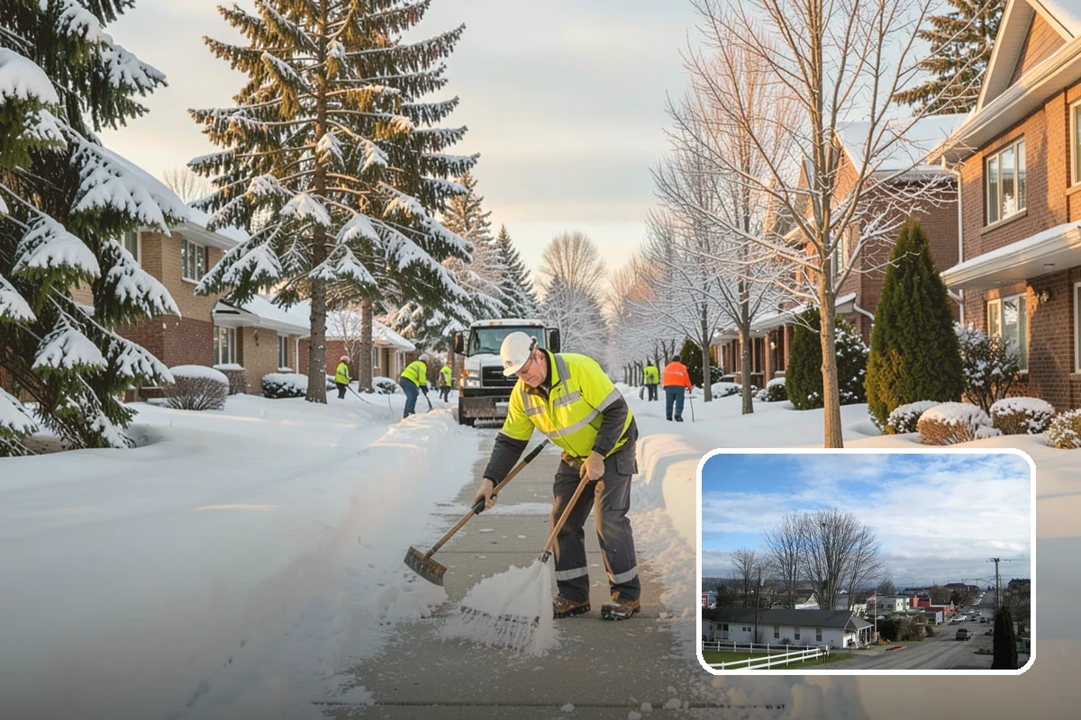 Trail Snow Removal in Langley, Island County, WA - Restores safe pedestrian routes through shaded greenbelts