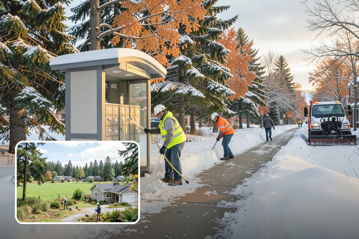 Trail Snow Removal in Lyman, Skagit County, WA - Restores safe pedestrian routes through shaded greenbelts