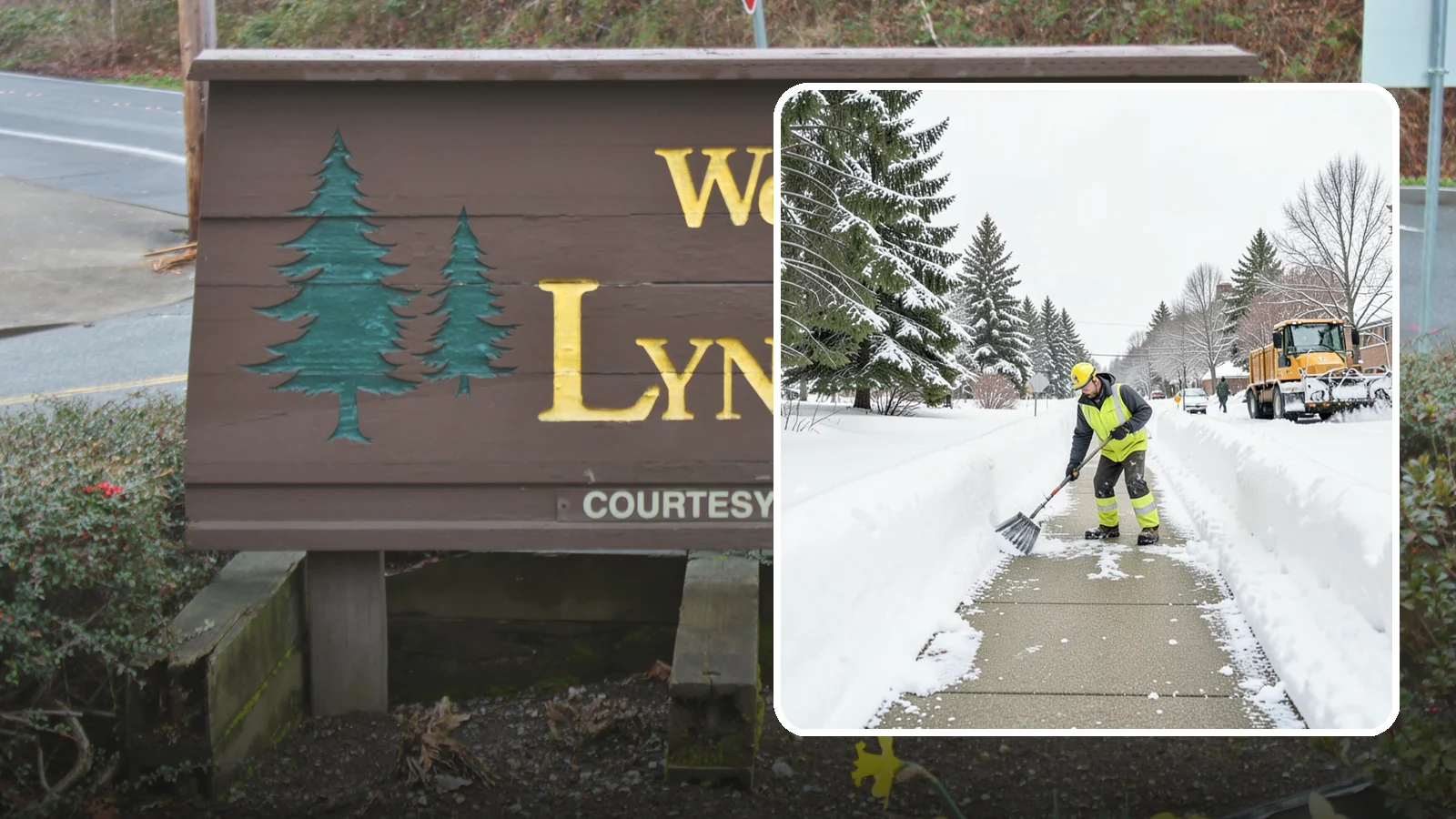 Trail Snow Removal in Lynnwood, Snohomish County, WA - Clearing of paved and soft-surface trails on campuses, parks, and HOAs so pedestrians keep a safe route in the snow.