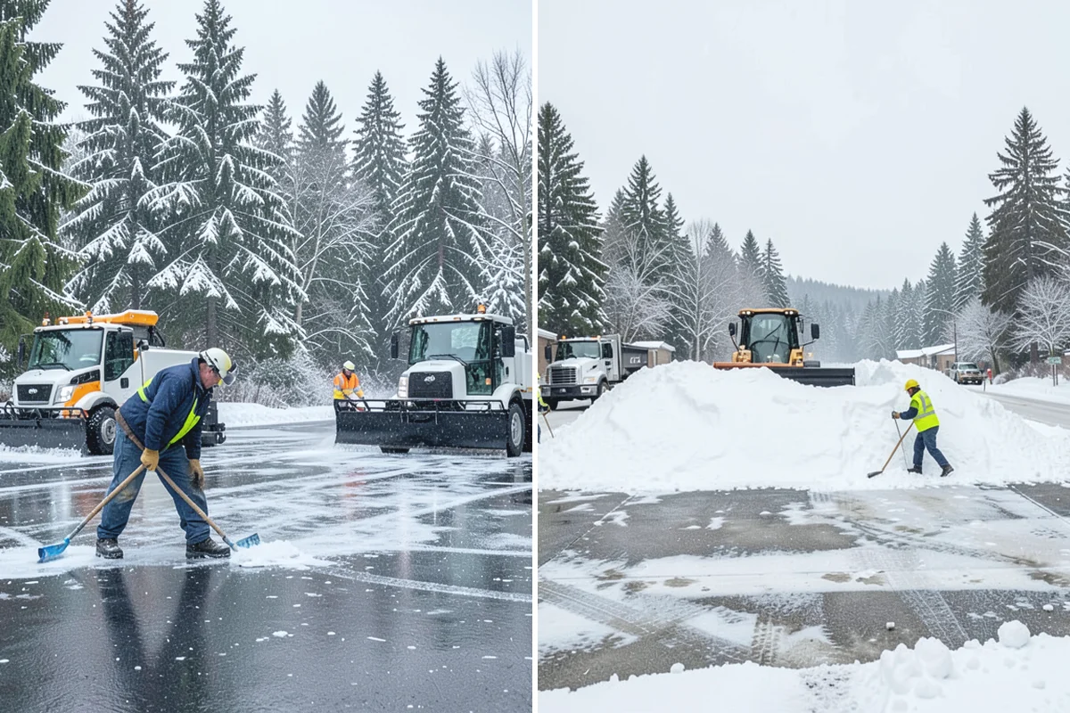 Trail Snow Removal in Marysville, Snohomish County, WA - Clear the trail with path-width equipment or hand crews