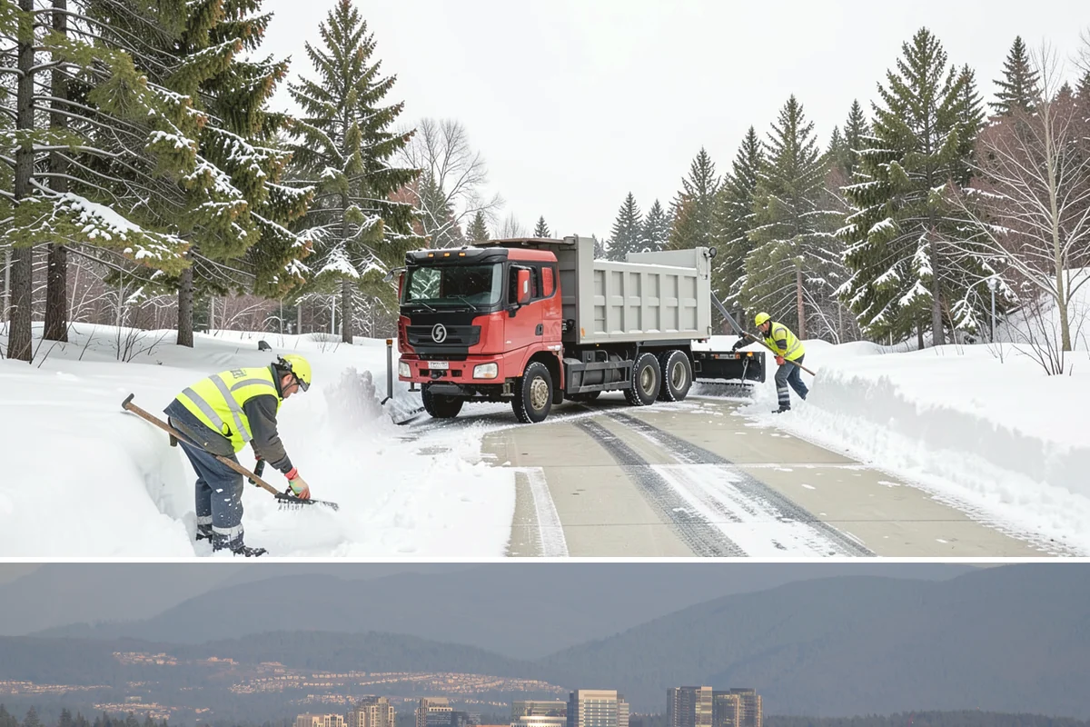 Trail Snow Removal in Medina, King County, WA - Schedule trail clearing for the duration of any lowland snow event, most often between December and February.