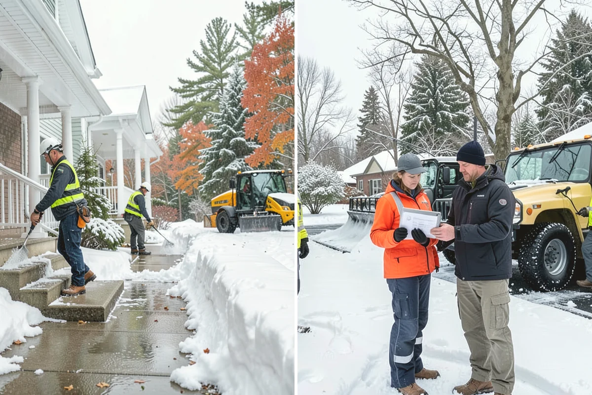 Trail Snow Removal in Mercer Island, King County, WA - Clear the trail with path-width equipment or hand crews