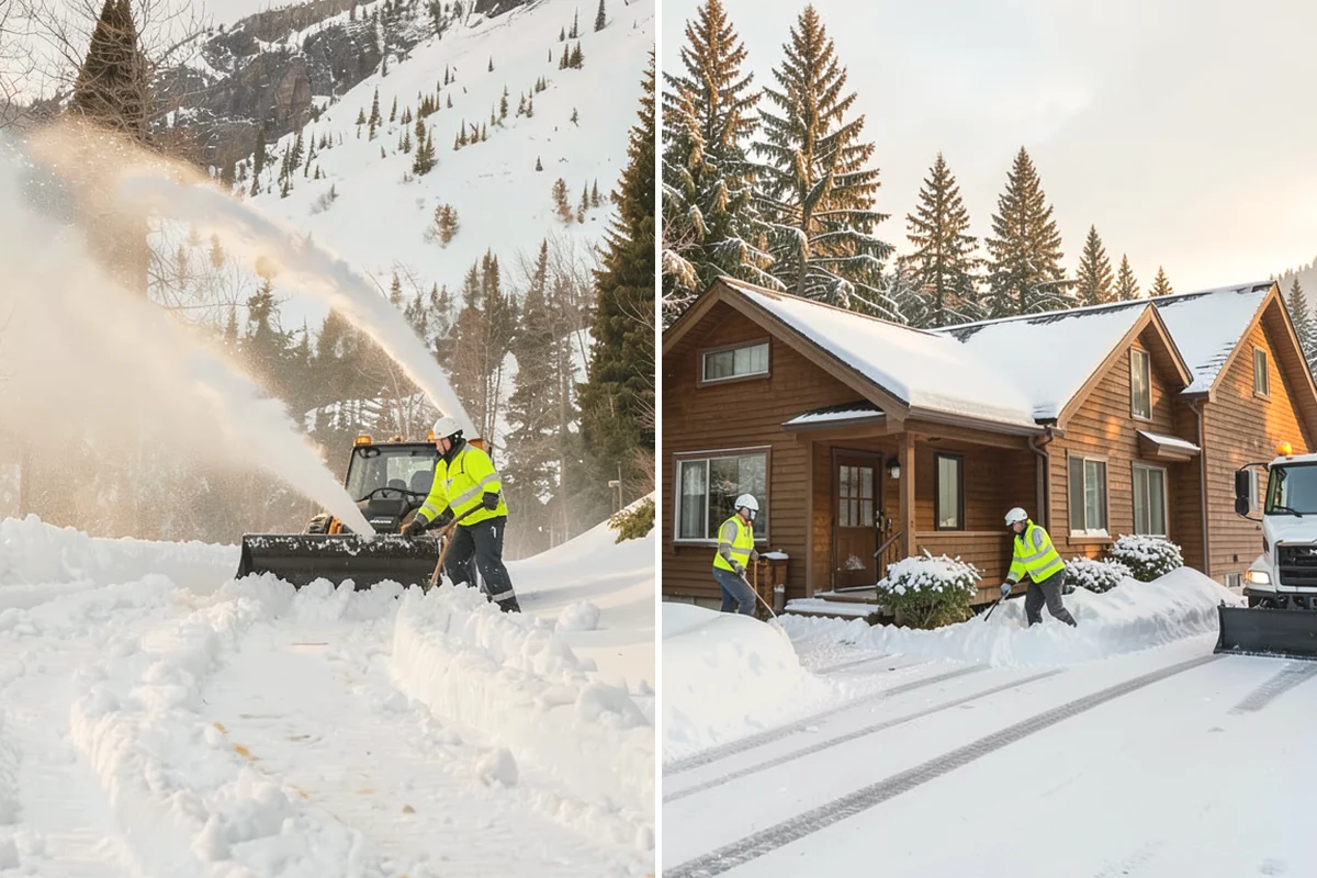 Trail Snow Removal in Mill Creek, Snohomish County, WA - Clear the trail with path-width equipment or hand crews