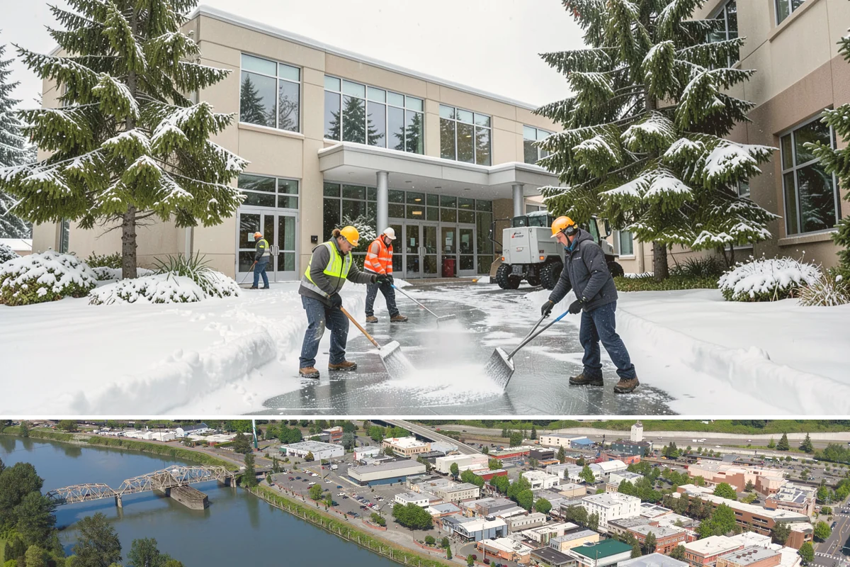 Trail Snow Removal in Mount Vernon, Skagit County, WA - Schedule trail clearing for the duration of any lowland snow event, most often between December and February.