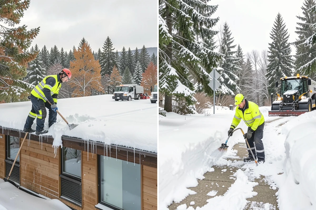 Trail Snow Removal in Mountlake Terrace, Snohomish County, WA - Clear the trail with path-width equipment or hand crews