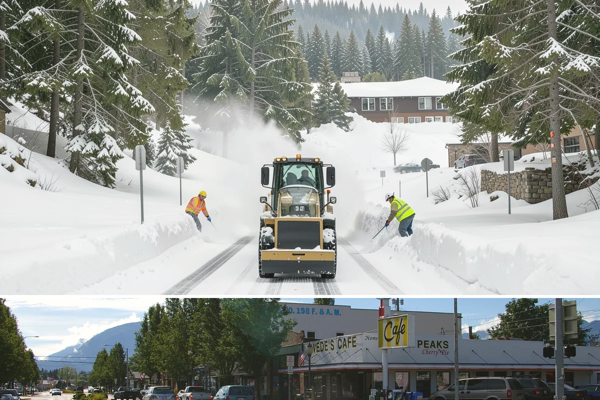 Trail Snow Removal in North Bend, King County, WA - Schedule trail clearing for the duration of any lowland snow event, most often between December and February.
