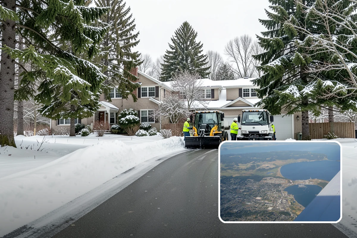 Trail Snow Removal in Oak Harbor, Island County, WA - Restores safe pedestrian routes through shaded greenbelts