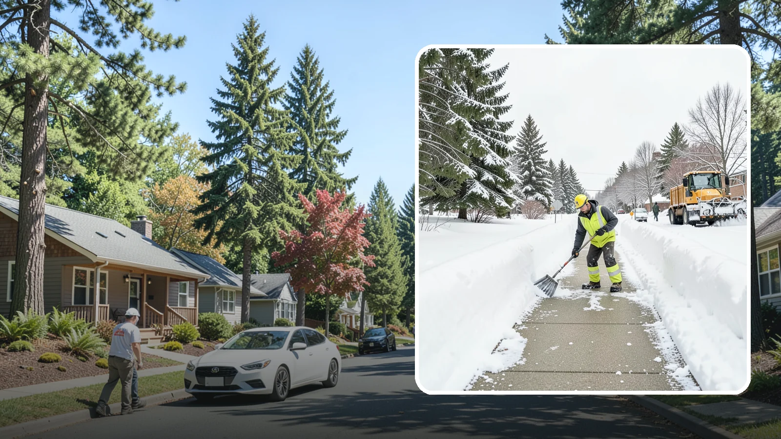 Trail Snow Removal in Orting, Pierce County, WA - Clearing of paved and soft-surface trails on campuses, parks, and HOAs so pedestrians keep a safe route in the snow.
