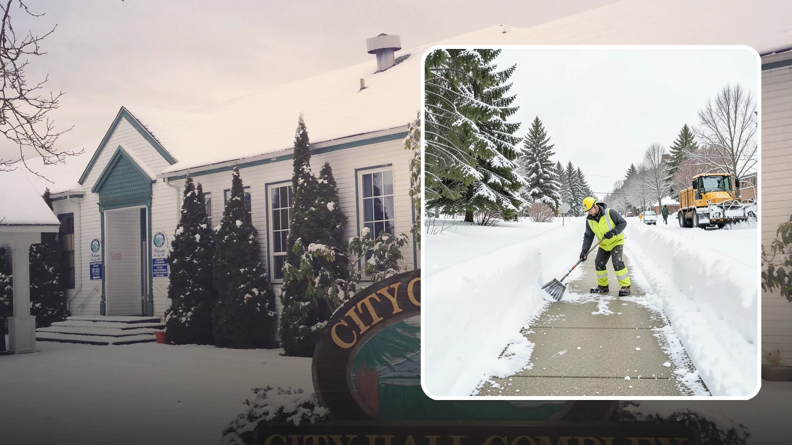 Trail Snow Removal in Pacific, King County, WA - Clearing of paved and soft-surface trails on campuses, parks, and HOAs so pedestrians keep a safe route in the snow.