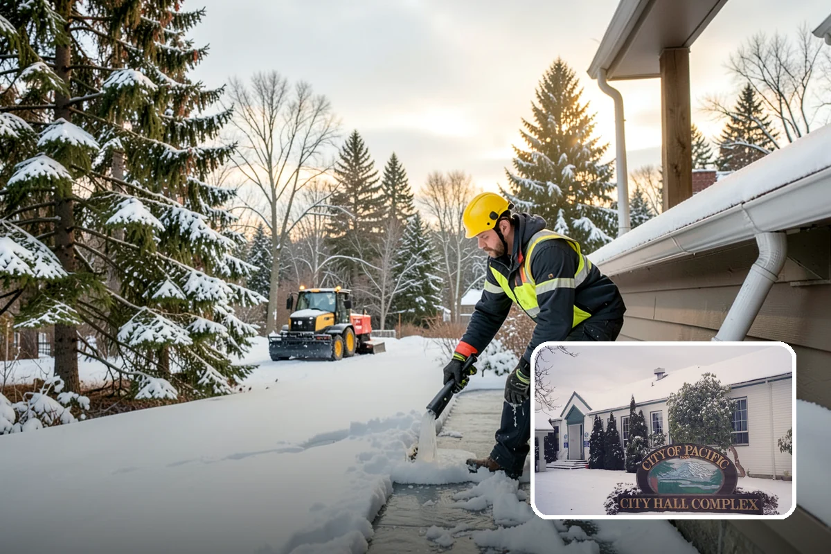 Trail Snow Removal in Pacific, King County, WA - Restores safe pedestrian routes through shaded greenbelts
