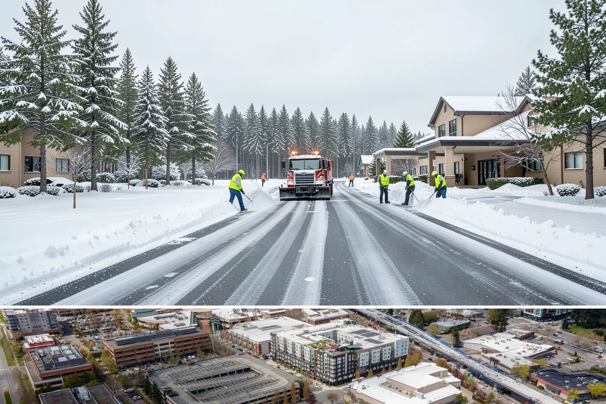 Trail Snow Removal in Redmond, King County, WA - Schedule trail clearing for the duration of any lowland snow event, most often between December and February.