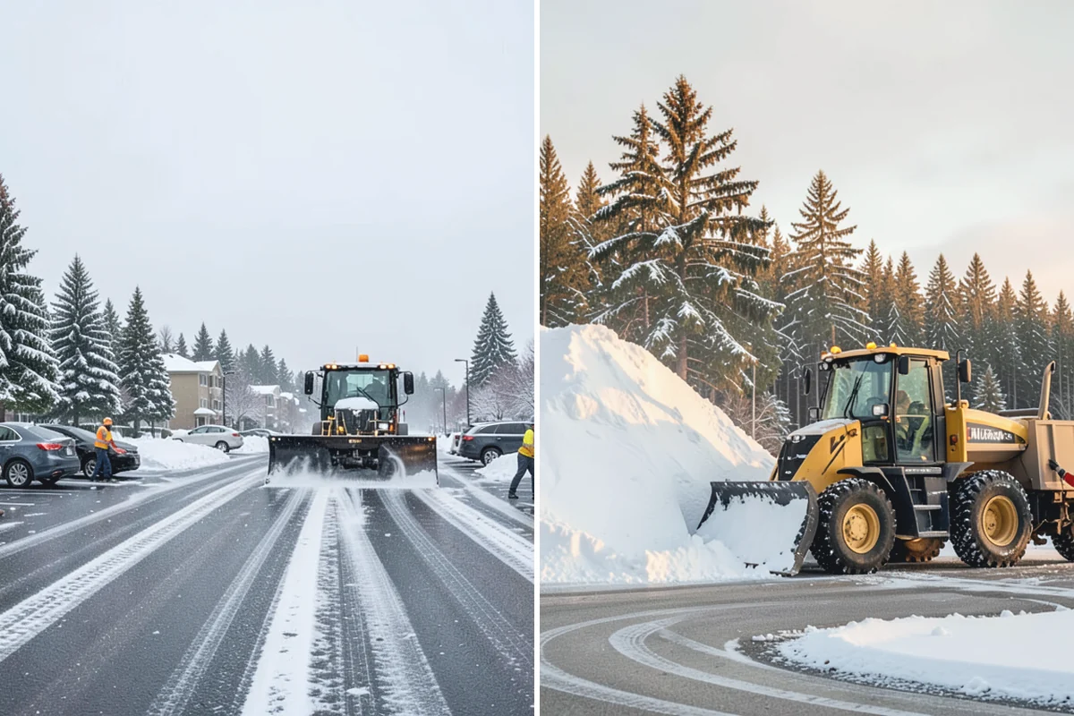 Trail Snow Removal in Renton, King County, WA - Clear the trail with path-width equipment or hand crews