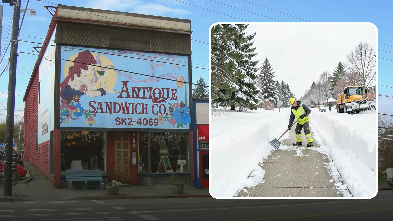 Trail Snow Removal in Ruston, Pierce County, WA - Clearing of paved and soft-surface trails on campuses, parks, and HOAs so pedestrians keep a safe route in the snow.