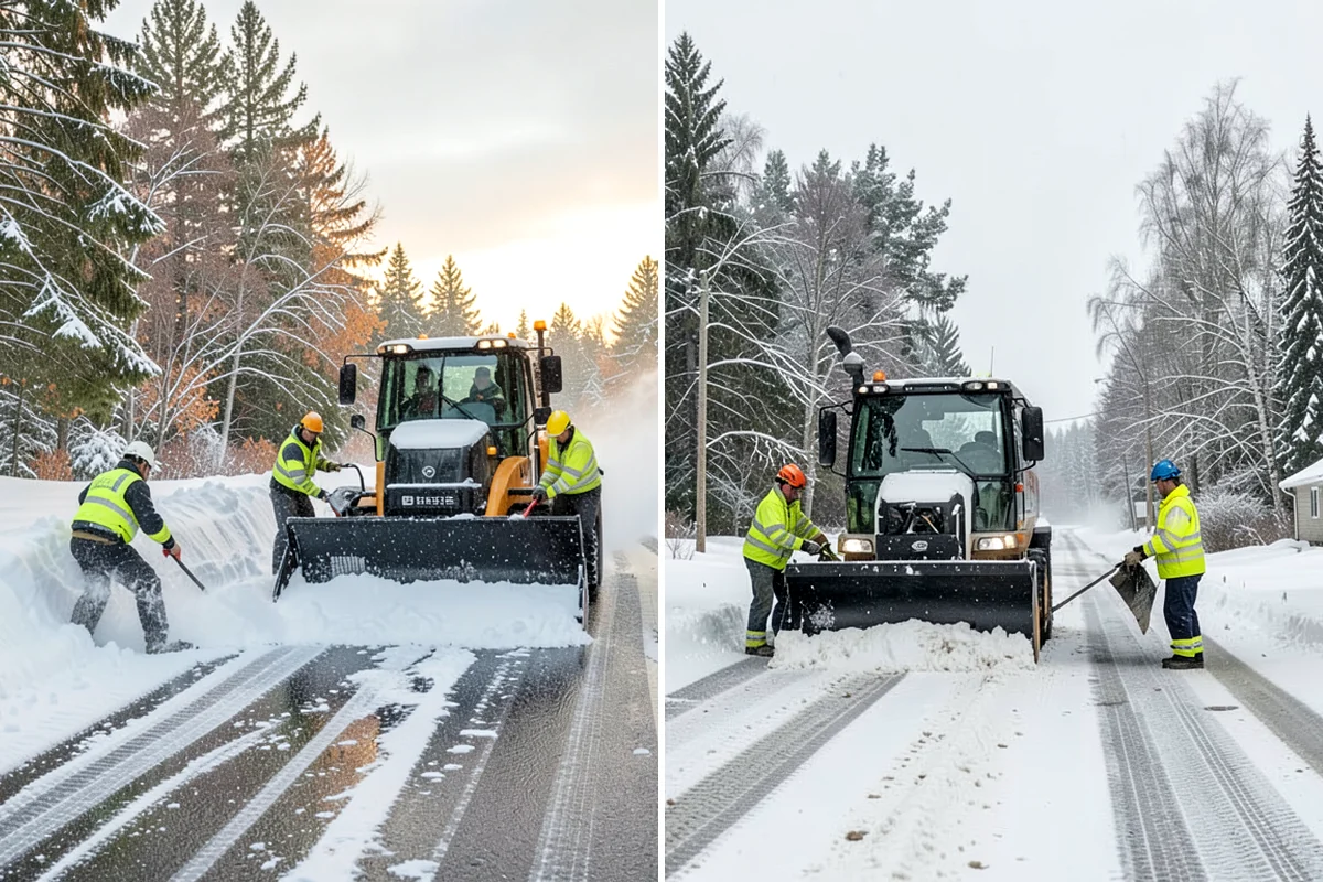 Trail Snow Removal in SeaTac, King County, WA - Clear the trail with path-width equipment or hand crews