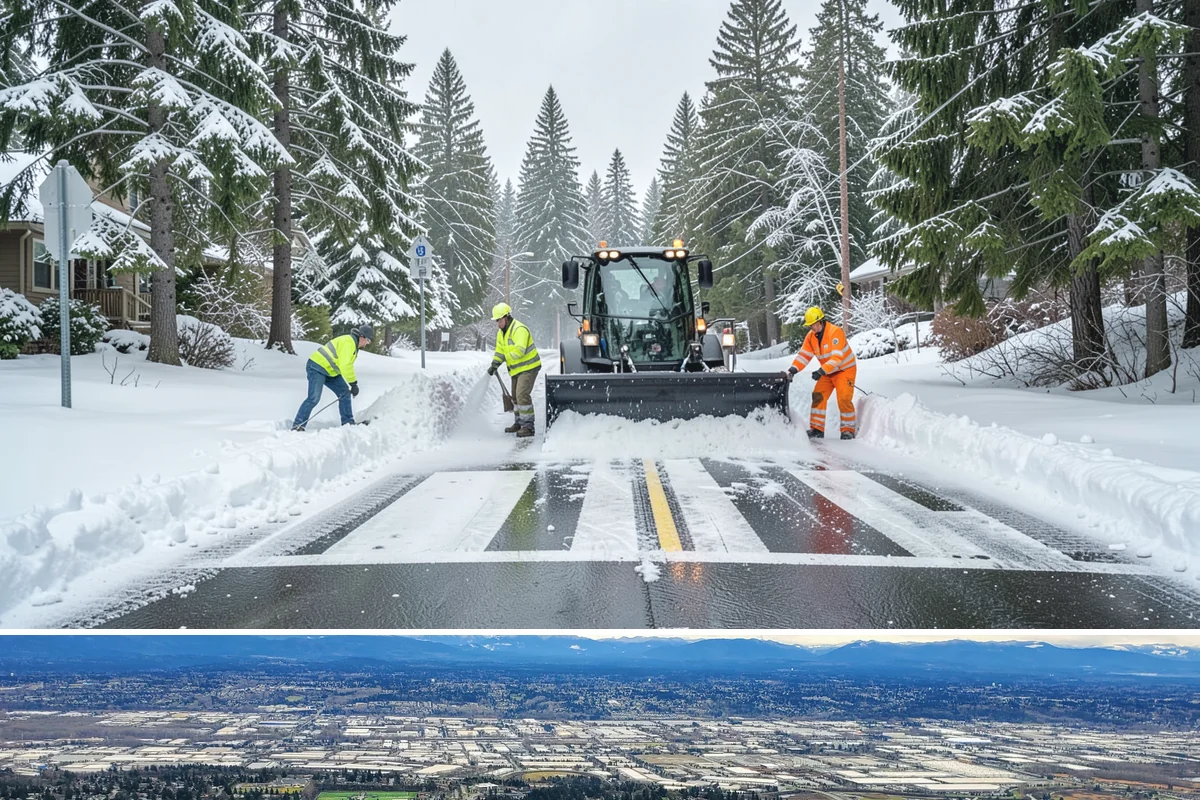 Trail Snow Removal in SeaTac, King County, WA - Schedule trail clearing for the duration of any lowland snow event, most often between December and February.