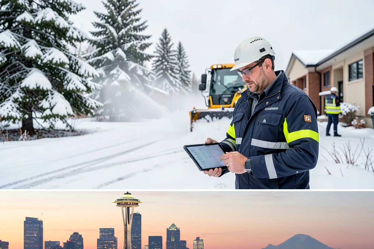 Trail Snow Removal in Seattle, King County, WA - Schedule trail clearing for the duration of any lowland snow event, most often between December and February.