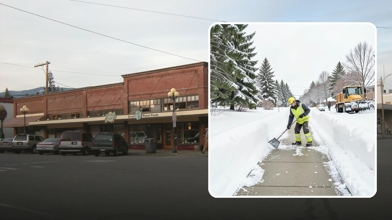 Trail Snow Removal in Sedro-Woolley, Skagit County, WA - Clearing of paved and soft-surface trails on campuses, parks, and HOAs so pedestrians keep a safe route in the snow.