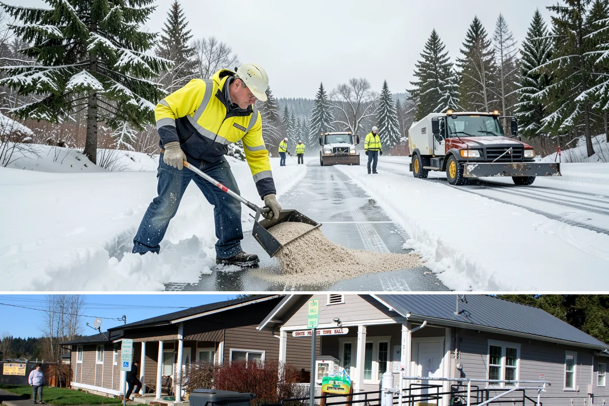 Trail Snow Removal in South Prairie, Pierce County, WA - Schedule trail clearing for the duration of any lowland snow event, most often between December and February.