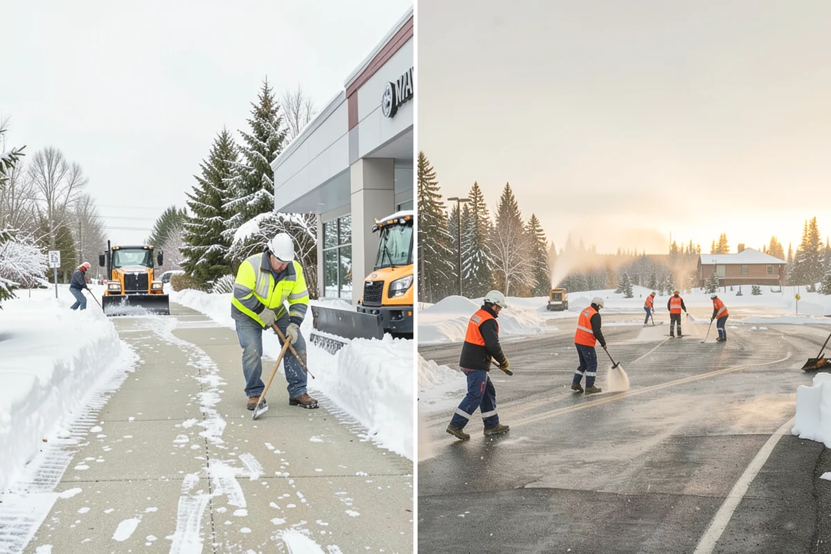 Trail Snow Removal in Steilacoom, Pierce County, WA - Clear the trail with path-width equipment or hand crews