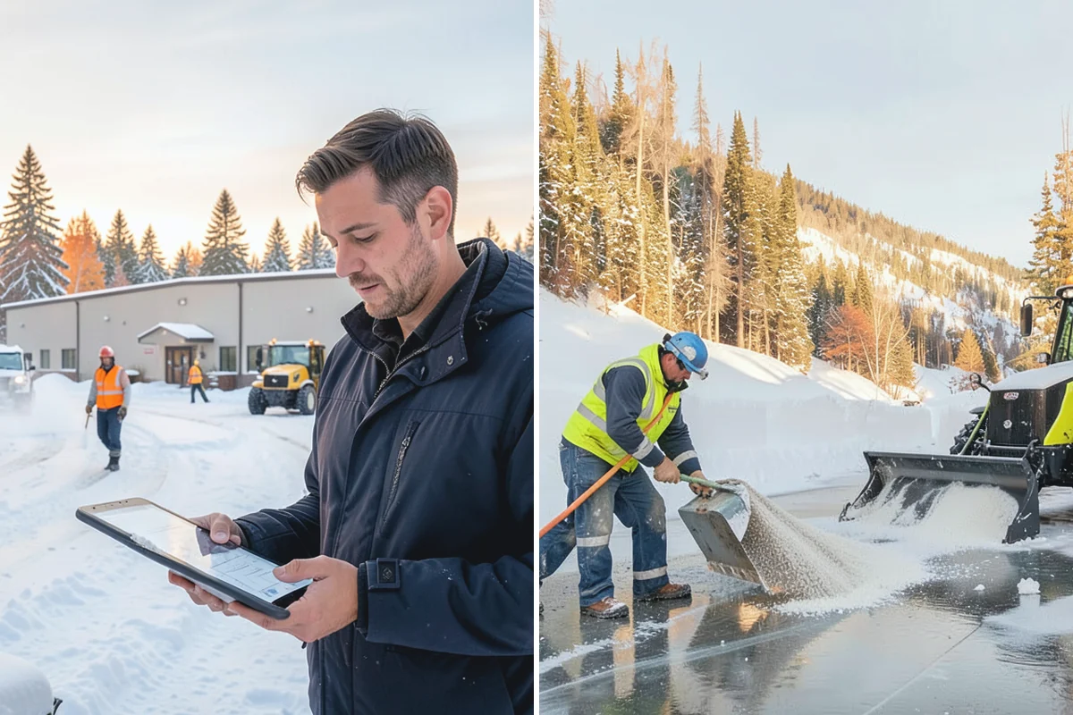 Trail Snow Removal in Sumner, Pierce County, WA - Clear the trail with path-width equipment or hand crews