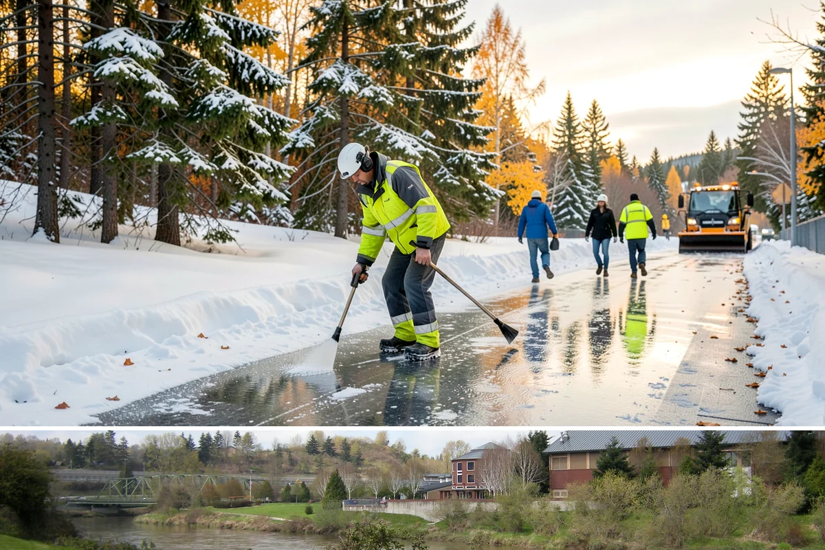Trail Snow Removal in Tukwila, King County, WA - Schedule trail clearing for the duration of any lowland snow event, most often between December and February.